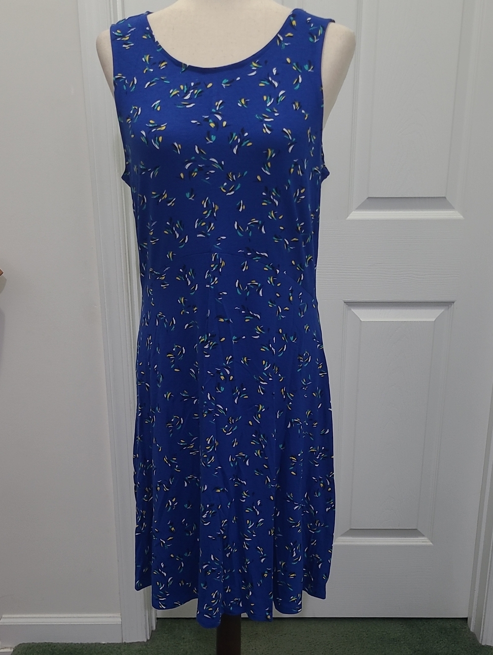 Apt 9 Sleeveless Royal Blue Fit  And Flare Dress